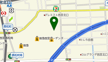 全国ご当地グルメ屋台 阪急西宮ガーデンズ店の地図画像