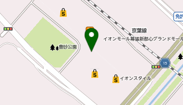 ブッフェレストラン 八献 イオンモール幕張新都心の地図画像