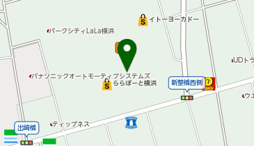 ブッフェ エクスブルー ららぽーと横浜の地図画像
