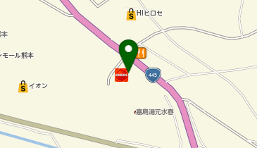 ブッフェレストラン フェスタガーデン イオンモール熊本の地図画像