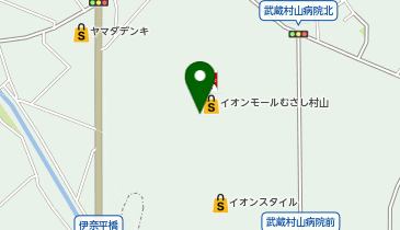 ザ ブッフェ ニューマーケット イオンモールむさし村山の地図画像