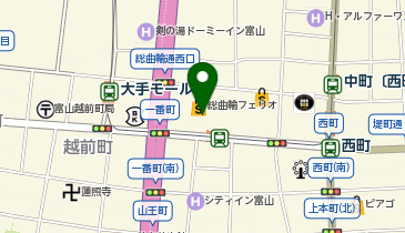 THE BUFFET(ザ ブッフェ) 富山大和の地図画像