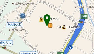 ザ ブッフェ ニューマーケット イオンモール広島府中の地図画像