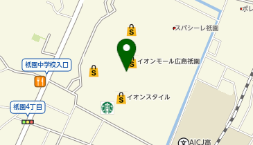 ハートブレッドアンティーク イオンモール広島祇園店の地図画像