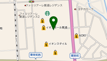 ハートブレッドアンティーク イオンモール東浦店の地図画像