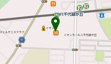 ベンケイ イオンモール八千代緑が丘店の地図画像