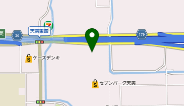 ハートブレッドアンティーク セブンパーク天美店の地図画像