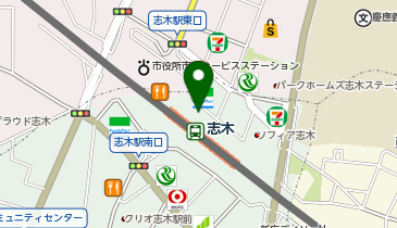 パステル エキア志木店の地図画像