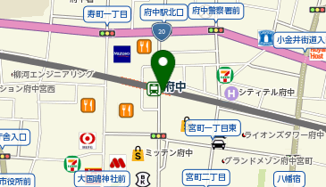 パステル 京王府中店の地図画像