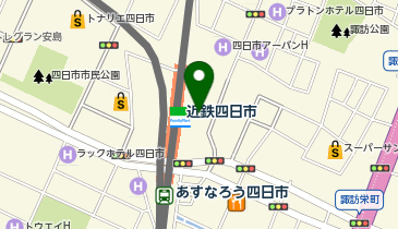 ピネード 近鉄四日市店の地図画像