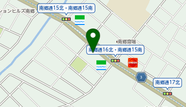 ハートブレッドアンティーク 札幌南郷通店の地図画像