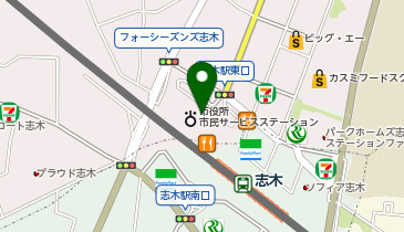 ハートブレッドアンティーク マルイファミリー志木店の地図画像