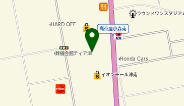 ハートブレッドアンティーク イオンモール津南店の地図画像