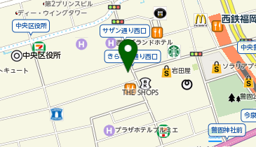 NOVA 天神校の地図画像