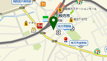 NOVA 枚方校の地図画像