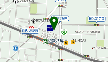 NOVA 八尾校の地図画像