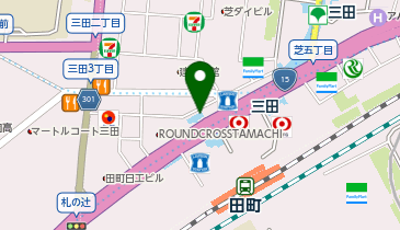 NOVA 田町校の地図画像