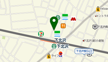 NOVA 下北沢校の地図画像