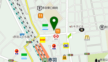 NOVA 赤羽校の地図画像