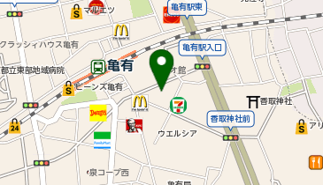 NOVA 亀有校の地図画像