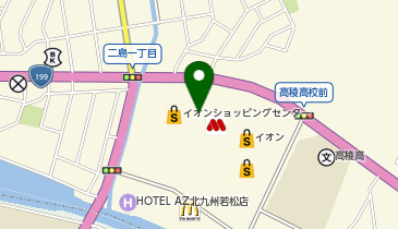 NOVA 若松イオン校の地図画像