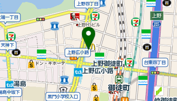 NOVA 上野校の地図画像