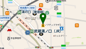 NOVA 溝の口校の地図画像