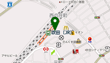 NOVA 吹田校の地図画像