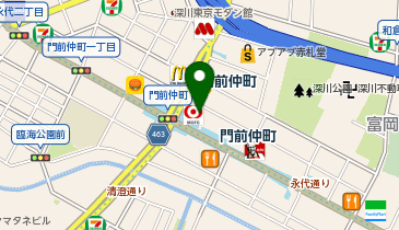 NOVA 門前仲町校の地図画像