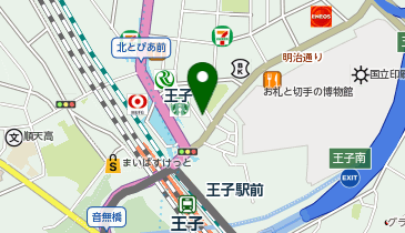 NOVA 王子校の地図画像