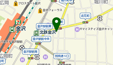 NOVA 金沢駅前校の地図画像