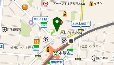 NOVA 本厚木校の地図画像