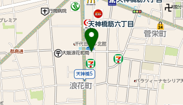 NOVA 天神橋校の地図画像