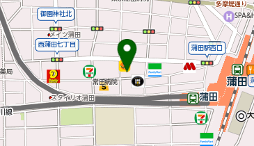 NOVA 蒲田校の地図画像