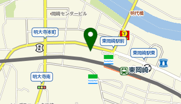 NOVA 東岡崎校の地図画像