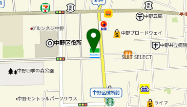 NOVA 中野校の地図画像