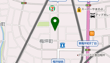 NOVA 梅坪校の地図画像