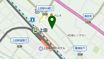 NOVA 上田校の地図画像