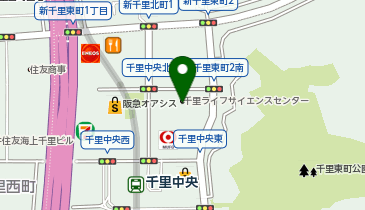 NOVA 千里中央校の地図画像