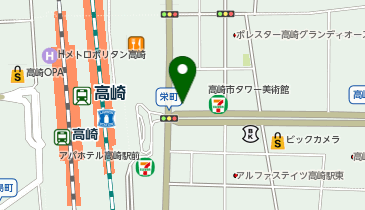 NOVA 高崎校の地図画像