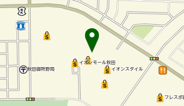 NOVA 秋田イオンモール校の地図画像