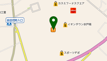 NOVA 水戸南イオン校の地図画像