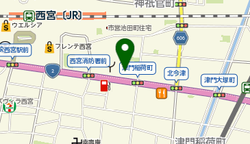 NOVA JR西宮校の地図画像