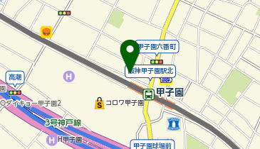 NOVA 甲子園校の地図画像