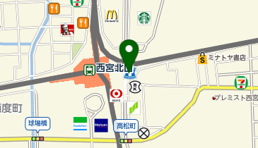 NOVA 西宮北口校の地図画像