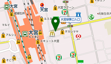 カラオケ館 大宮東口店の地図画像