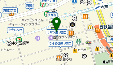 カラオケ館 天神西通り店の地図画像