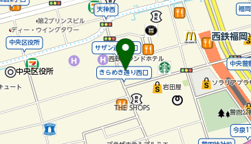 カラオケ館 天神本店の地図画像