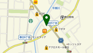 カラオケ館 福岡春日店の地図画像