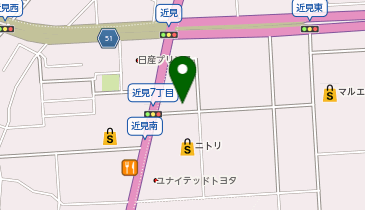 カラオケ館 熊本近見店の地図画像